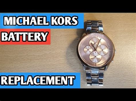 welke batterij michael kors|michael kors battery replacement.